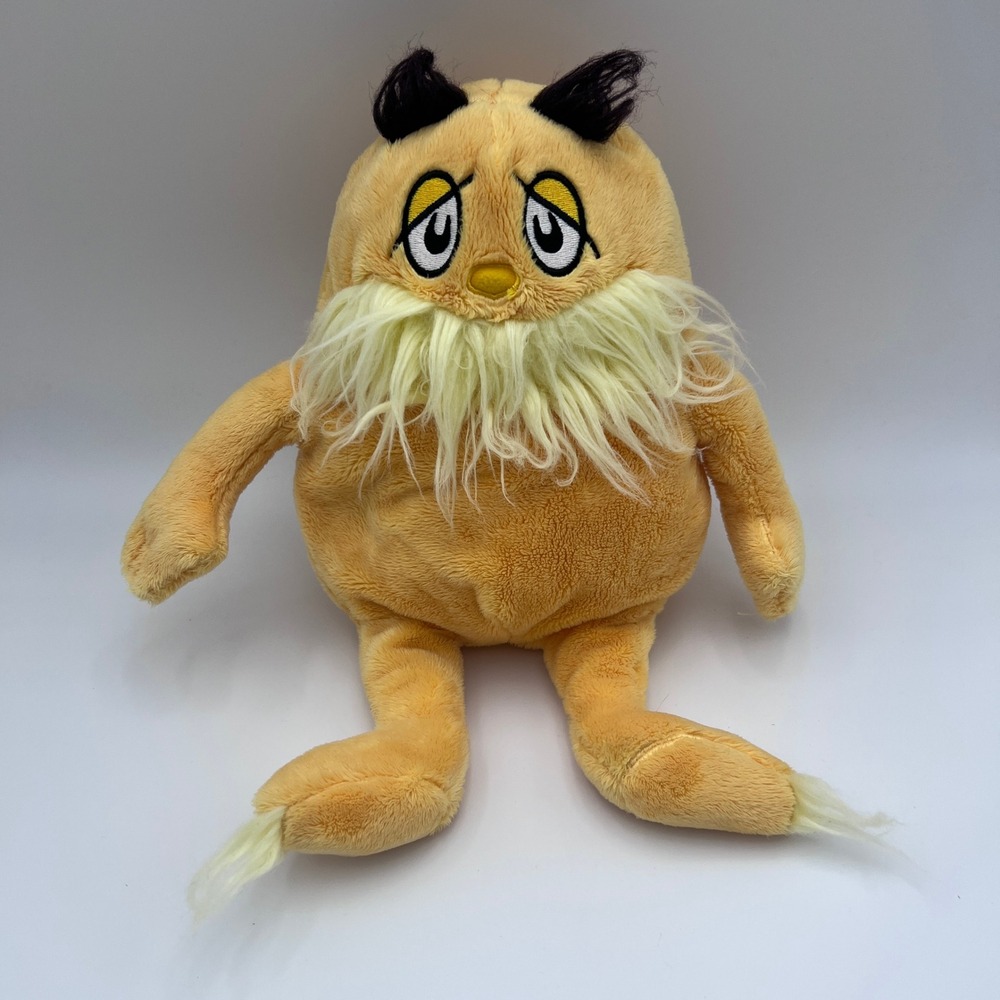 2024 Kohl's Cares The Lorax Plush Toy Dr. Seuss 10" Orange Forest Core Kidcore
